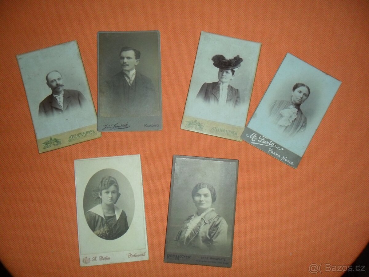 fotoateliéry 21 dobových fotografií