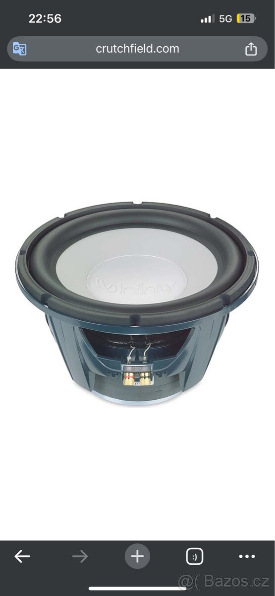Prodám, subwoofer 400 rms, max 1600 watt.