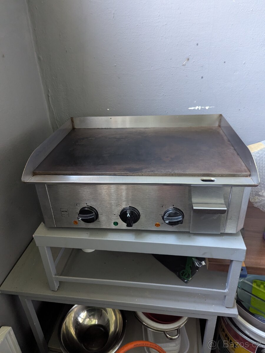 Gastro elektrická grilovací deska
