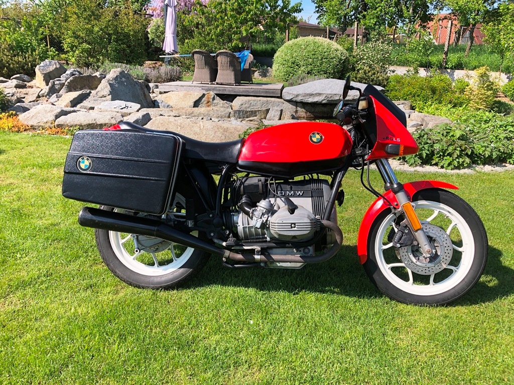 BMW R65 LS, původní lak i stav, kufry, 1.majitel