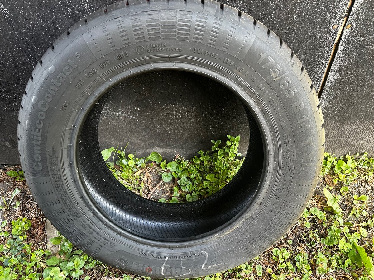 4x Letní pneu Continental 175/65 R14