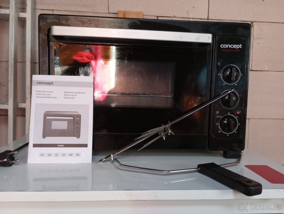 Trouba elektrická a grilem