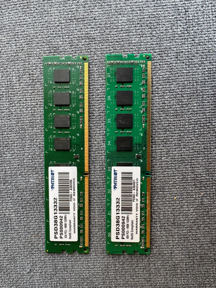 RAM 16GB (2x8GB) 1333MHz DDR3