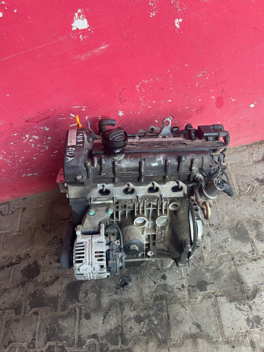 Motor Škoda Fabia 1,4 16V 55KW AUA prodám komplet