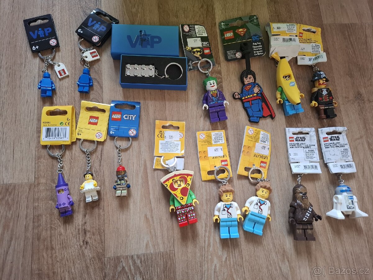 Lego klicenky a knizky