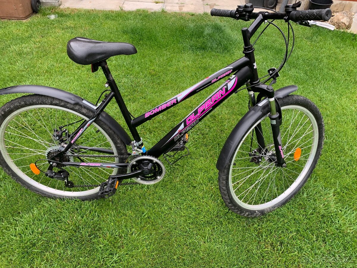 Olpran Bomber SUS Full Disc 26" 2022 dámský černá/fialová