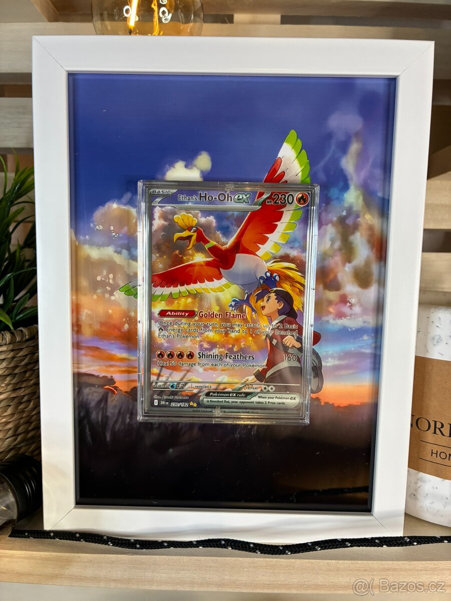 Pokémon extended illustration Ho-oh DRI#230 + UV obal +