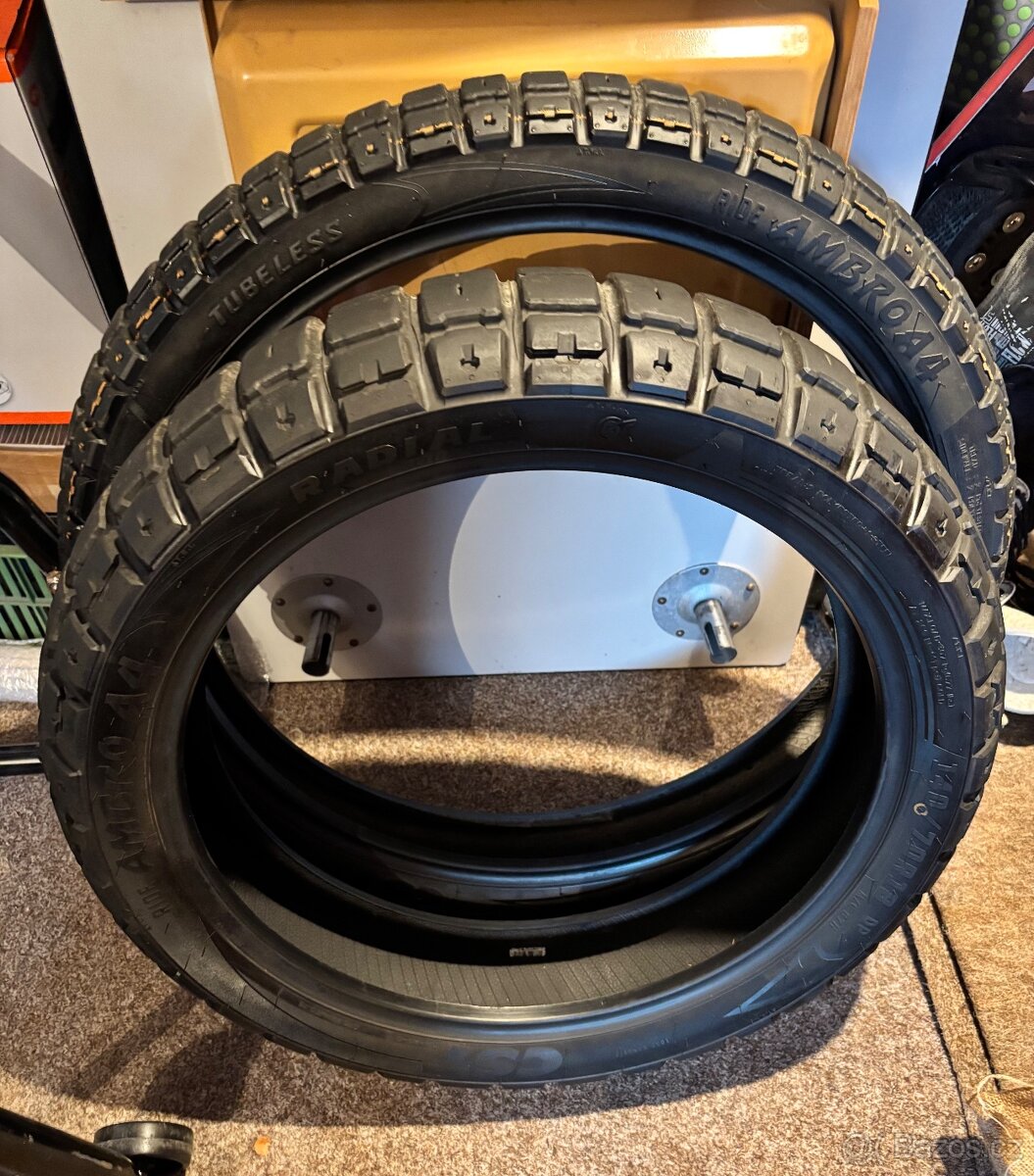 Originál pneu na CFMoto 450Mt