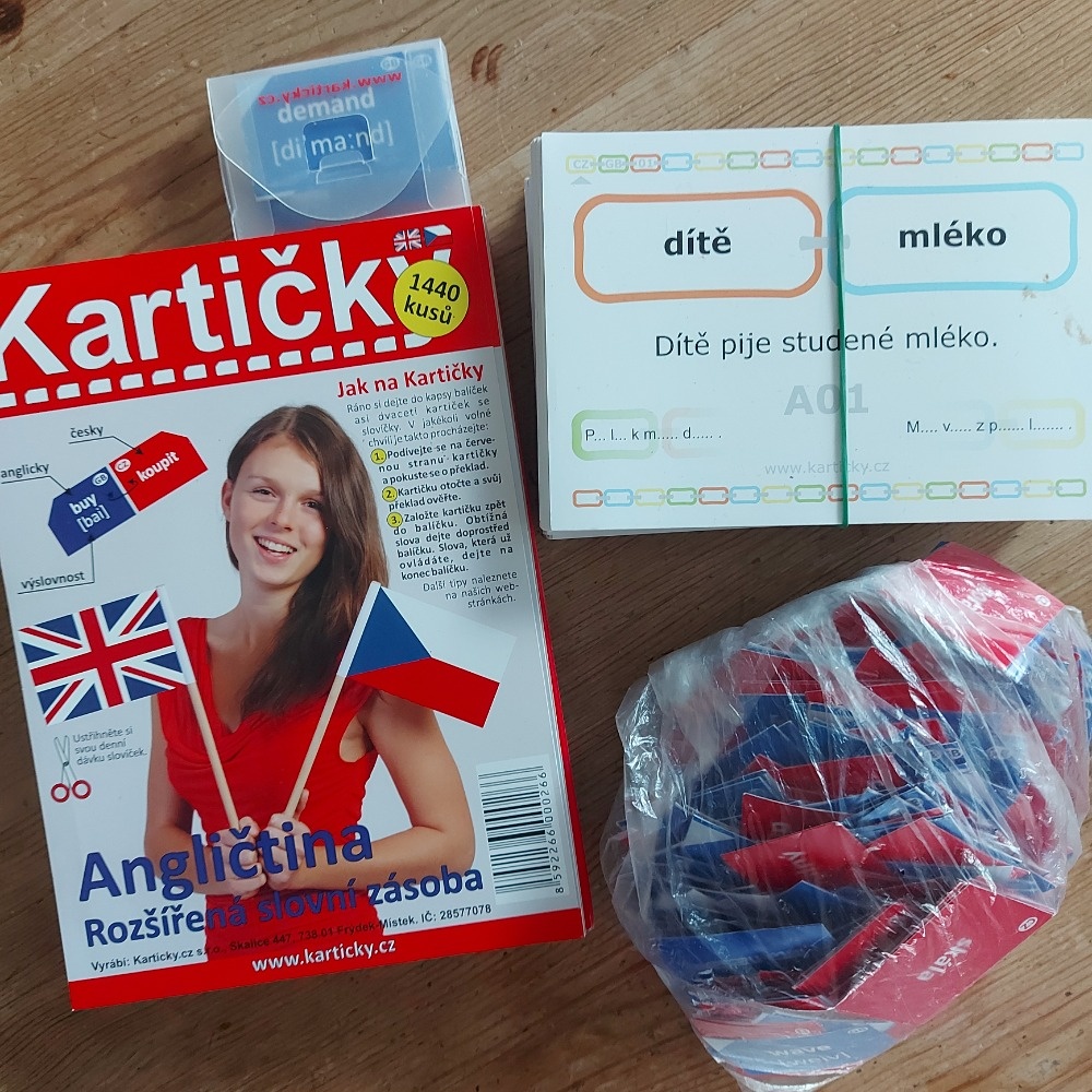 kartičky angličtina