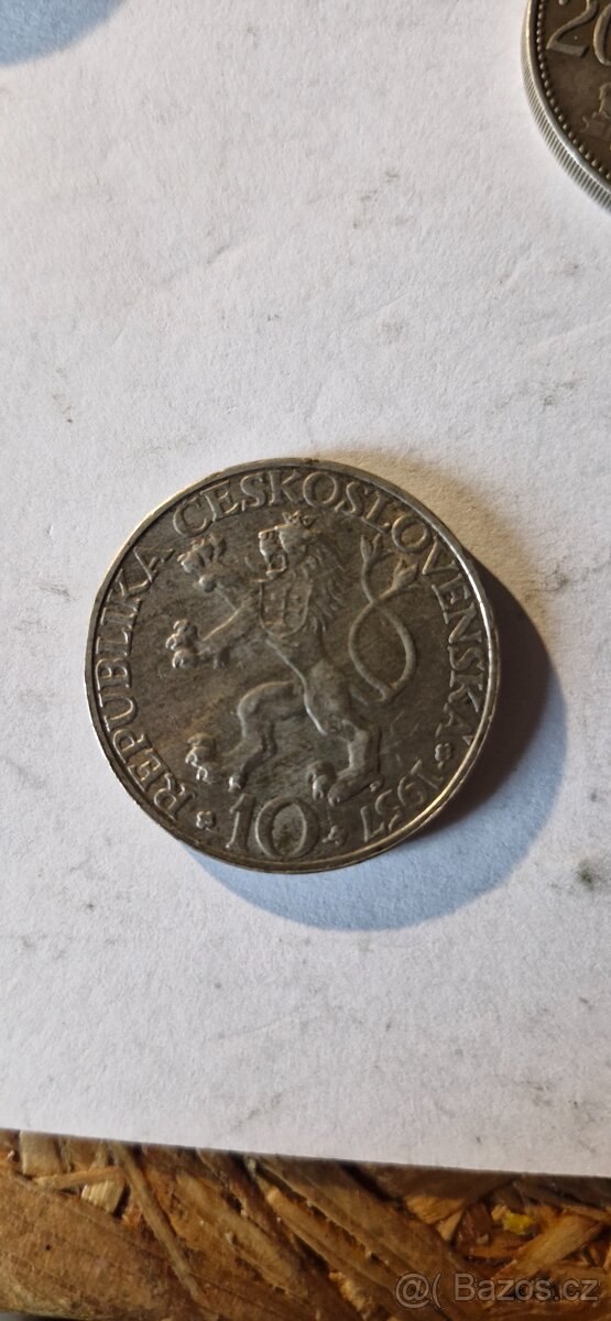 10 Koruna 1957, 250. výročí založení inženýrských škol v Pra