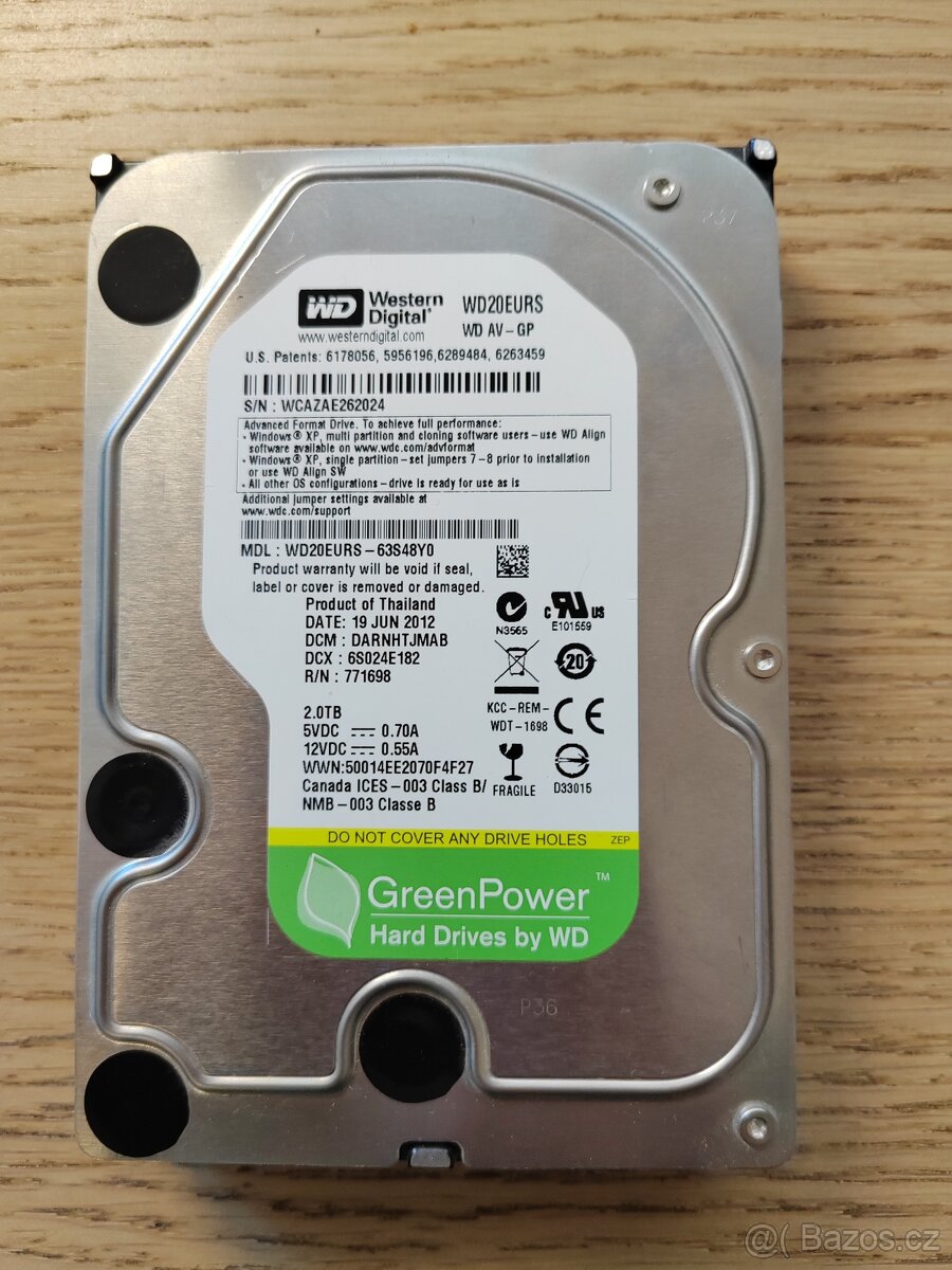 HDD WD 2TB