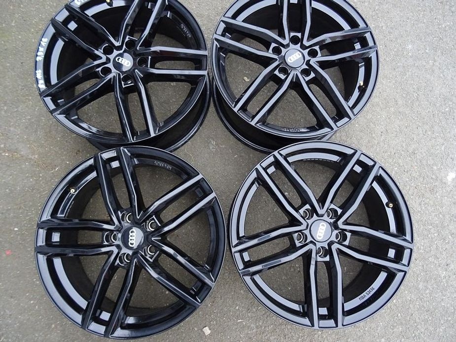 Alu disky černé na Audi, 18", 5x112, ET 38 , šířka 7,5J