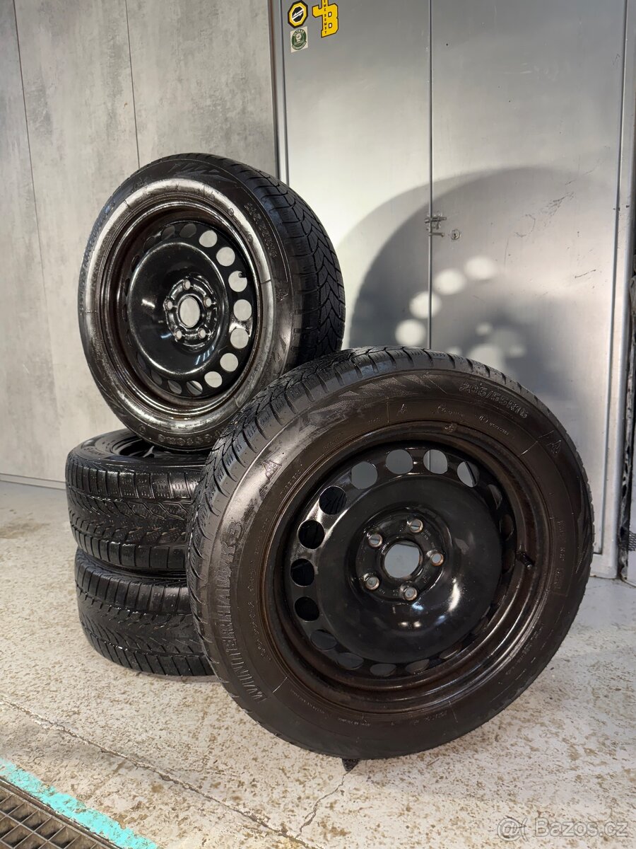 Zimní sada 5x112 r16 s pneu Firestone a Point S 205 55 16