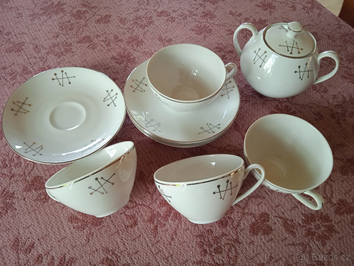 Prodám levně retro šálky na čaj