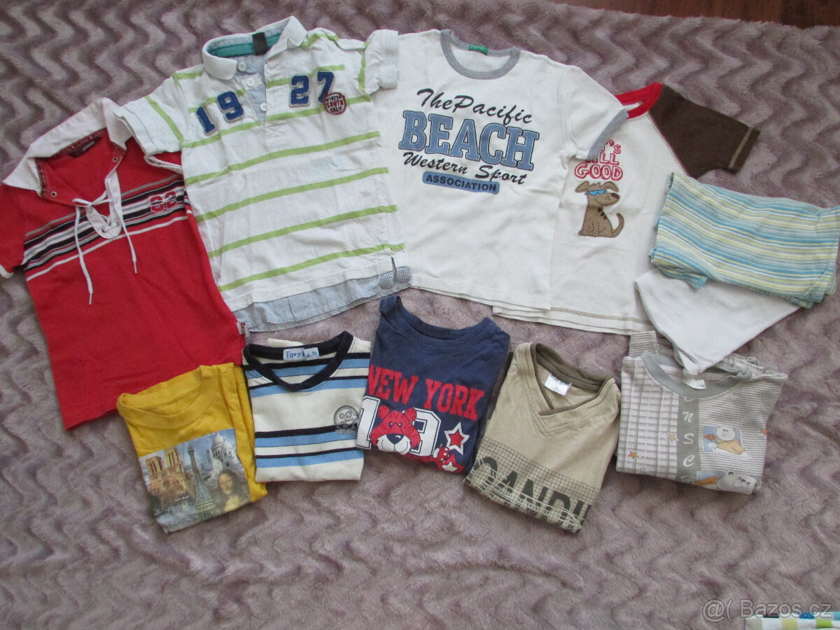 Mix trička, body, pyžamo