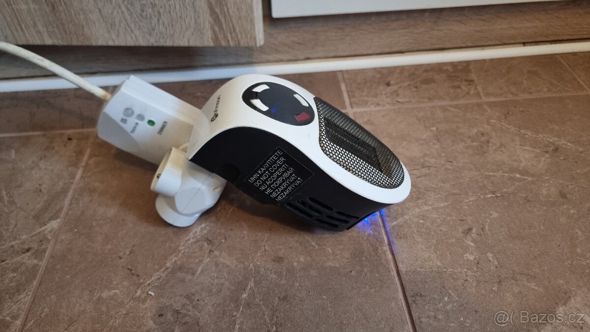 Topení do zásuvky/telovzdušný ventilátor