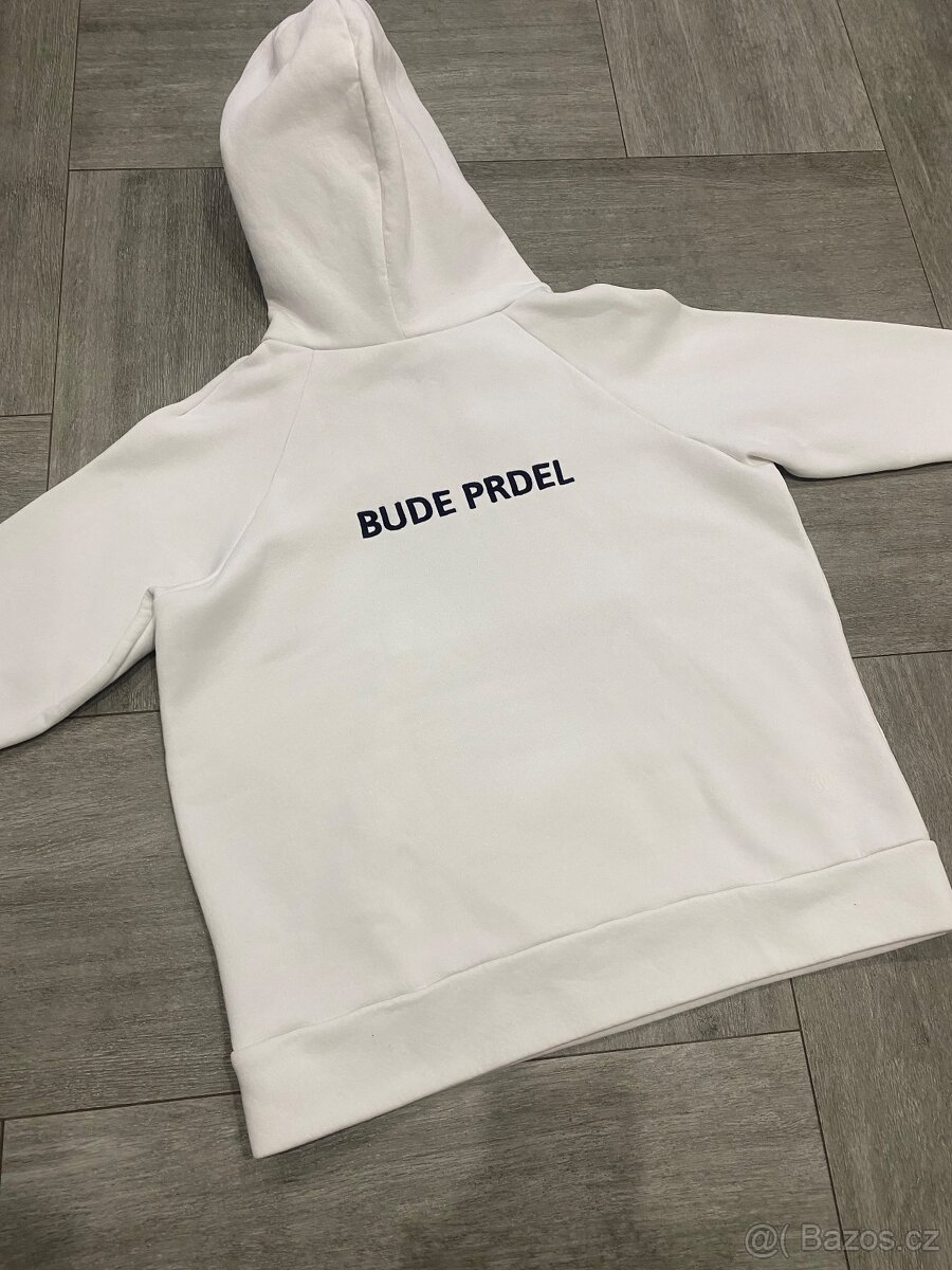 Bila mikina 3v1 Bude prdel