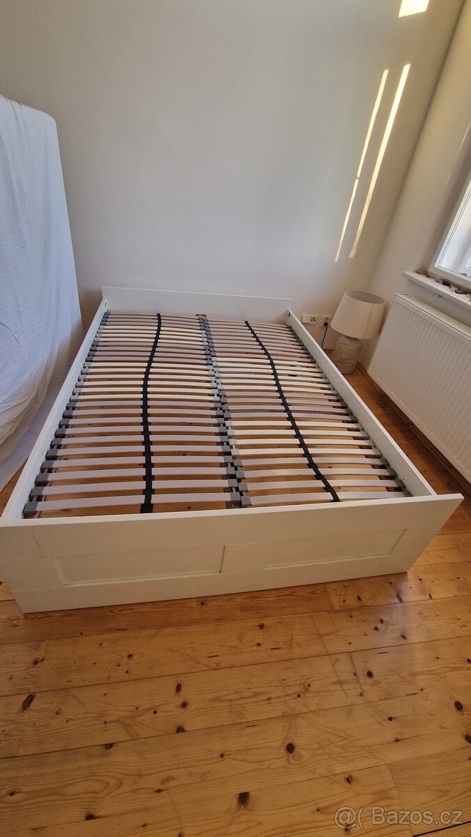 Posteľ IKEA Brimnes 140x200 + rošty