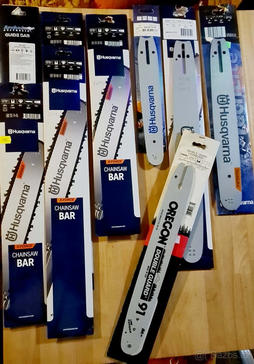 Husqvarna lišty z doprodeje - Nové