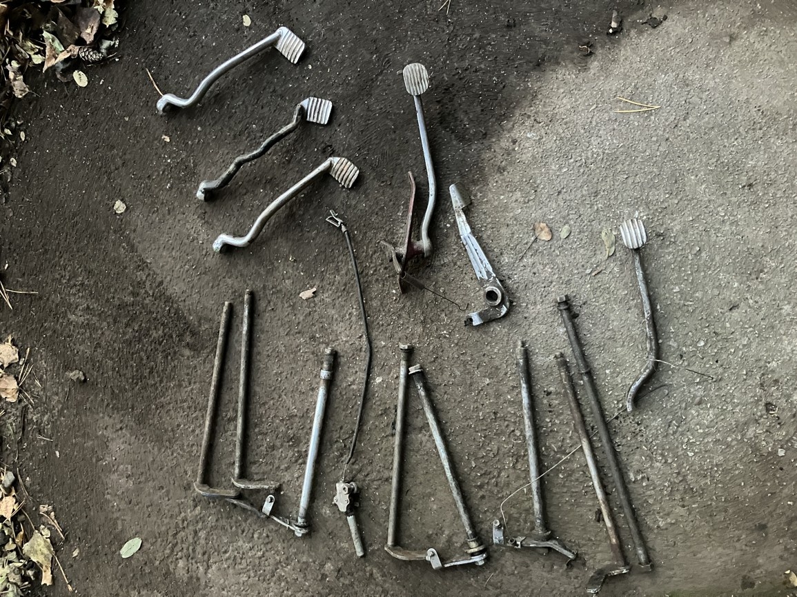 jawačz brzdové páky