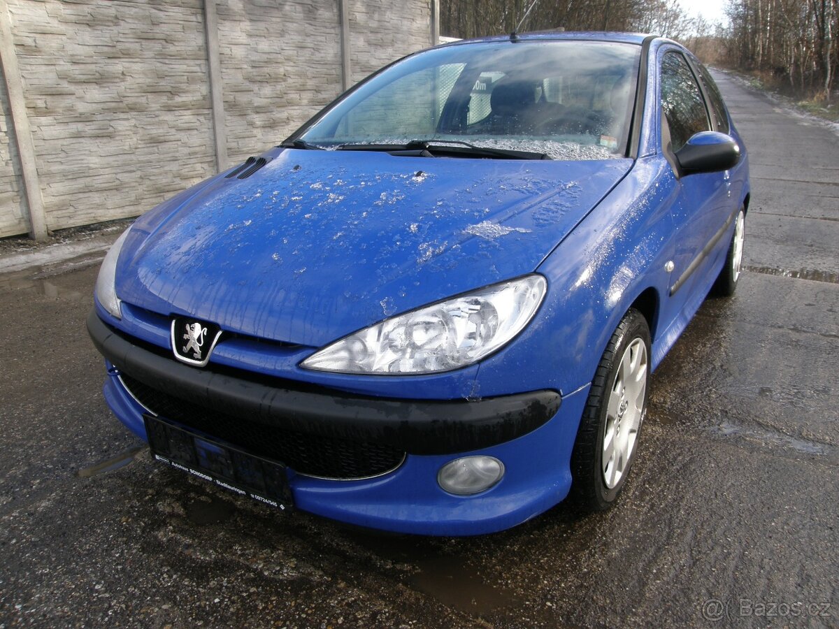 Peugeot 206 1.6 HDI KLIMA, 1 majitel