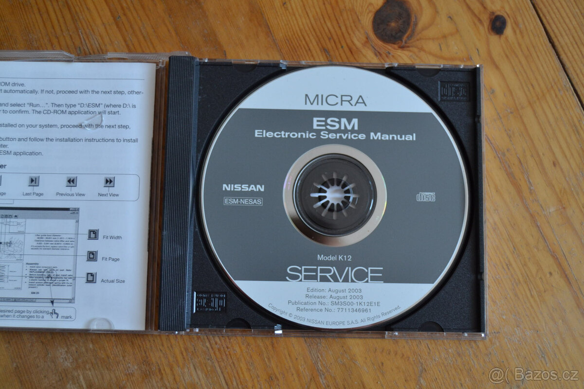 originální servisní manuály NISSAN - různé modely