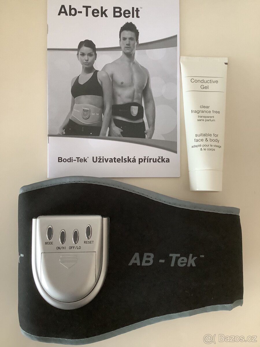 Svalový elektrostimulátor BODY-TEK AB BELT BLACK