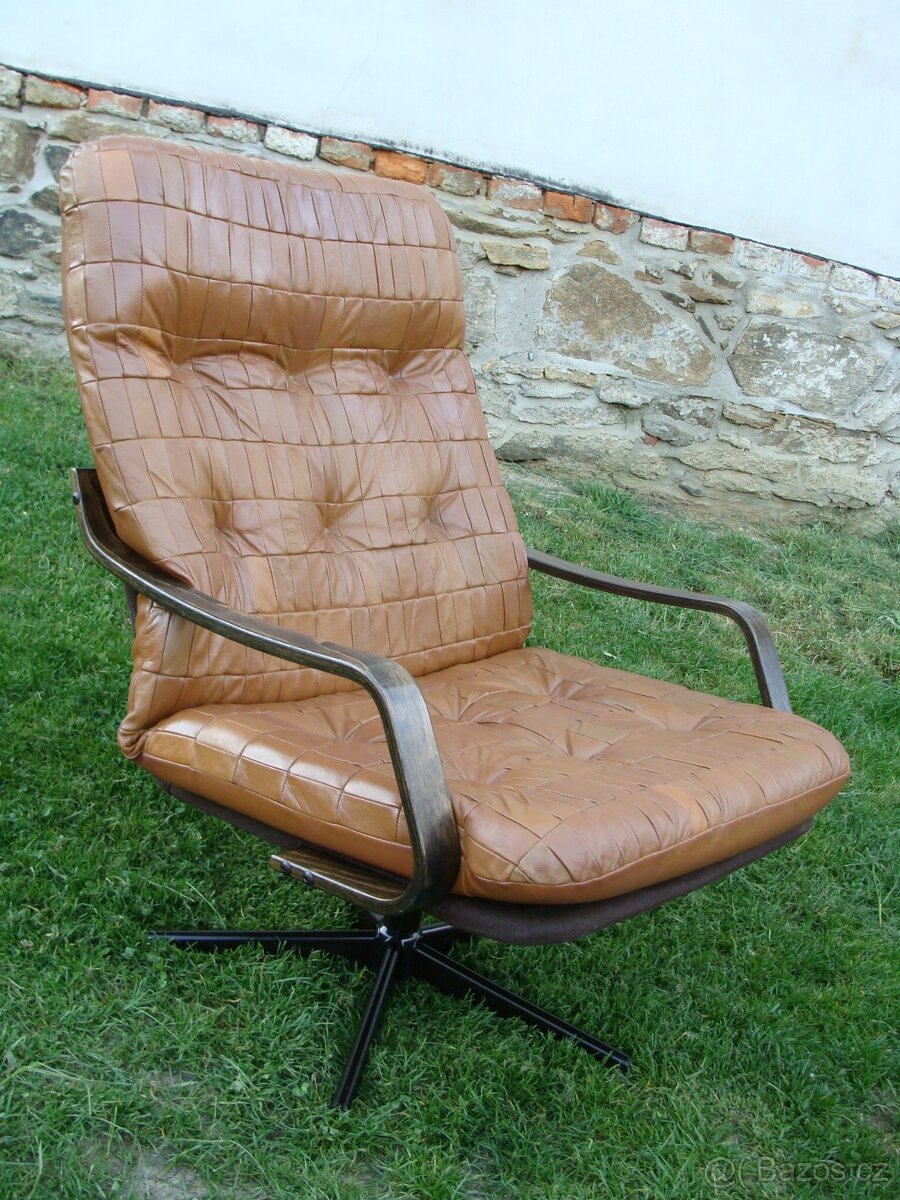 Kožené Vintage křeslo