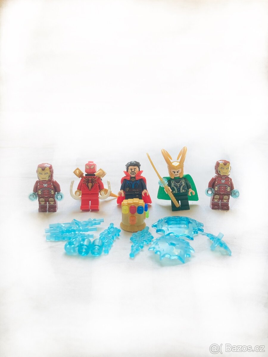 LEGO Marvel Minifigurky – Sbírka postav + Infinity Gauntlet