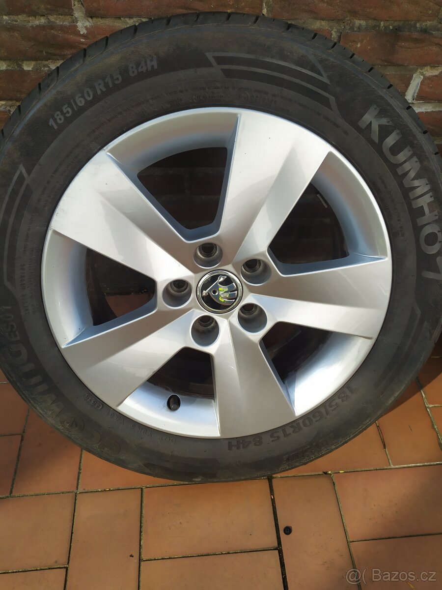 Alu kola 15" orig Škoda Fabia III