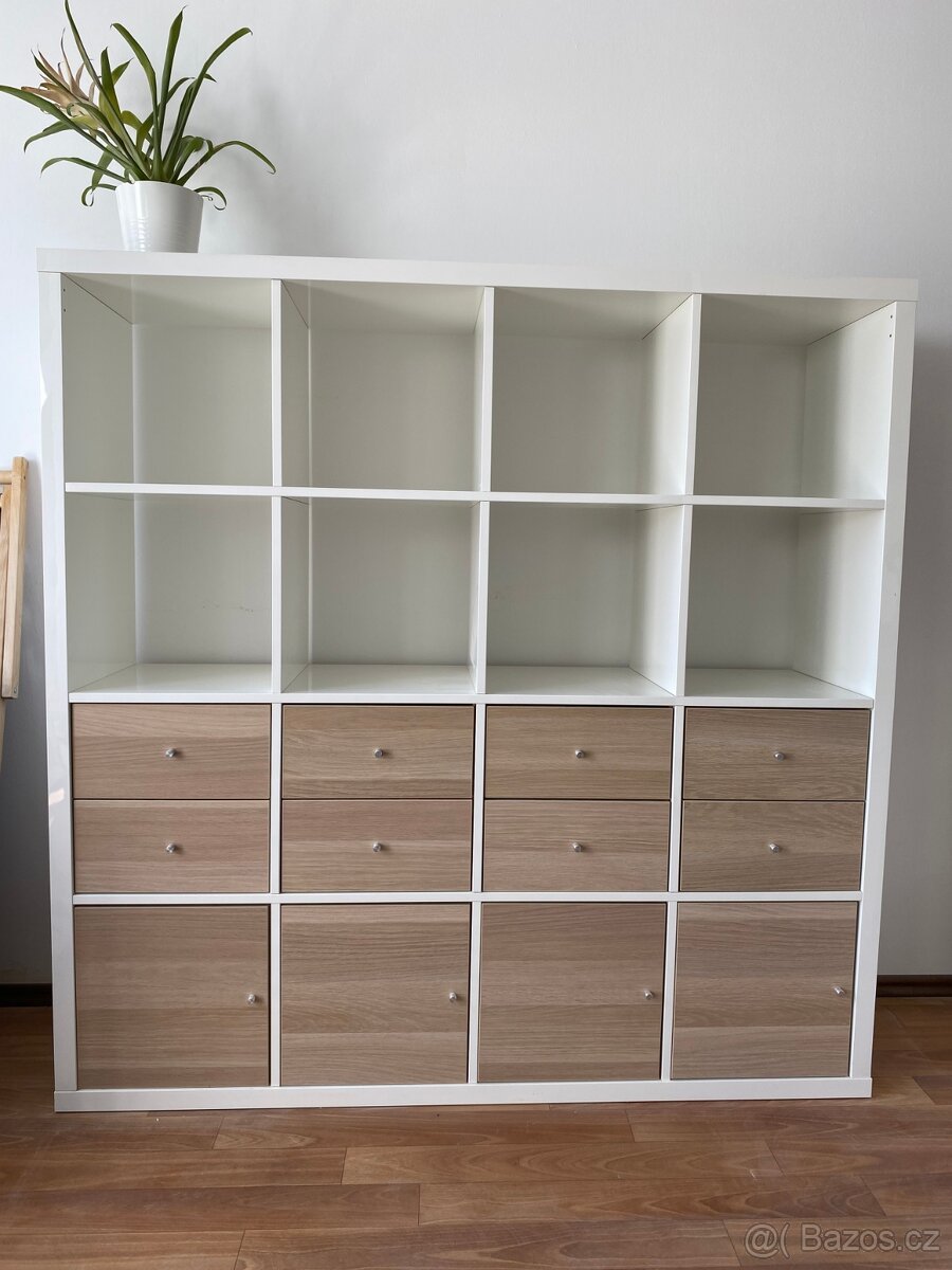 Knihovna IKEA Kallax, bílá, 4x4
