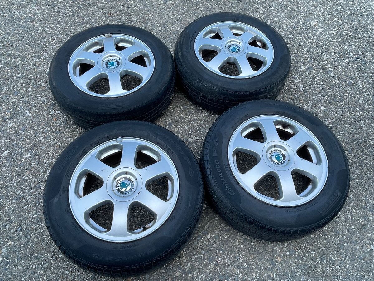 Letní alu kola Octavia 1 R15 5x100