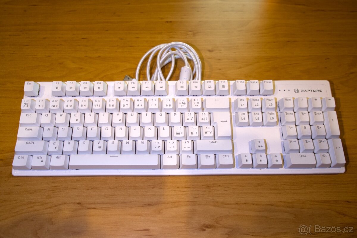 Mechanická klávesnice Rapture X-Ray, RED switche