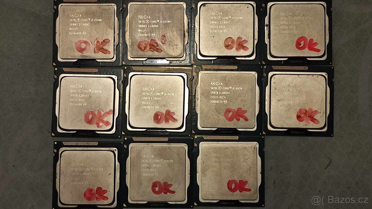 i5-3470 3570 a jiné i5-3xxx Ivy Bridge LGA 1155