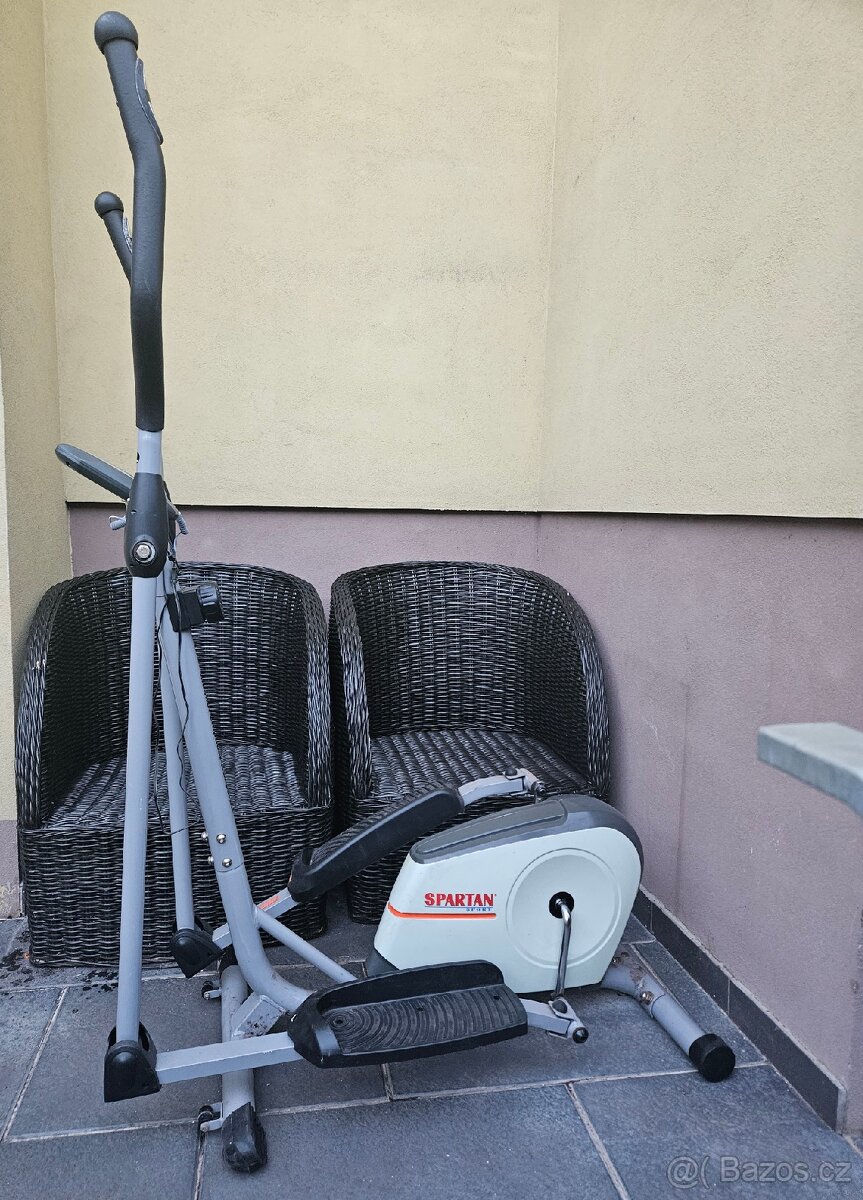 Eliptický trenažér Spartan + stepper