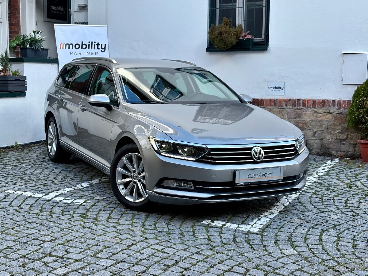VW Passat B8, 2.0 TDI 110kW, DSG, Highline, ČR