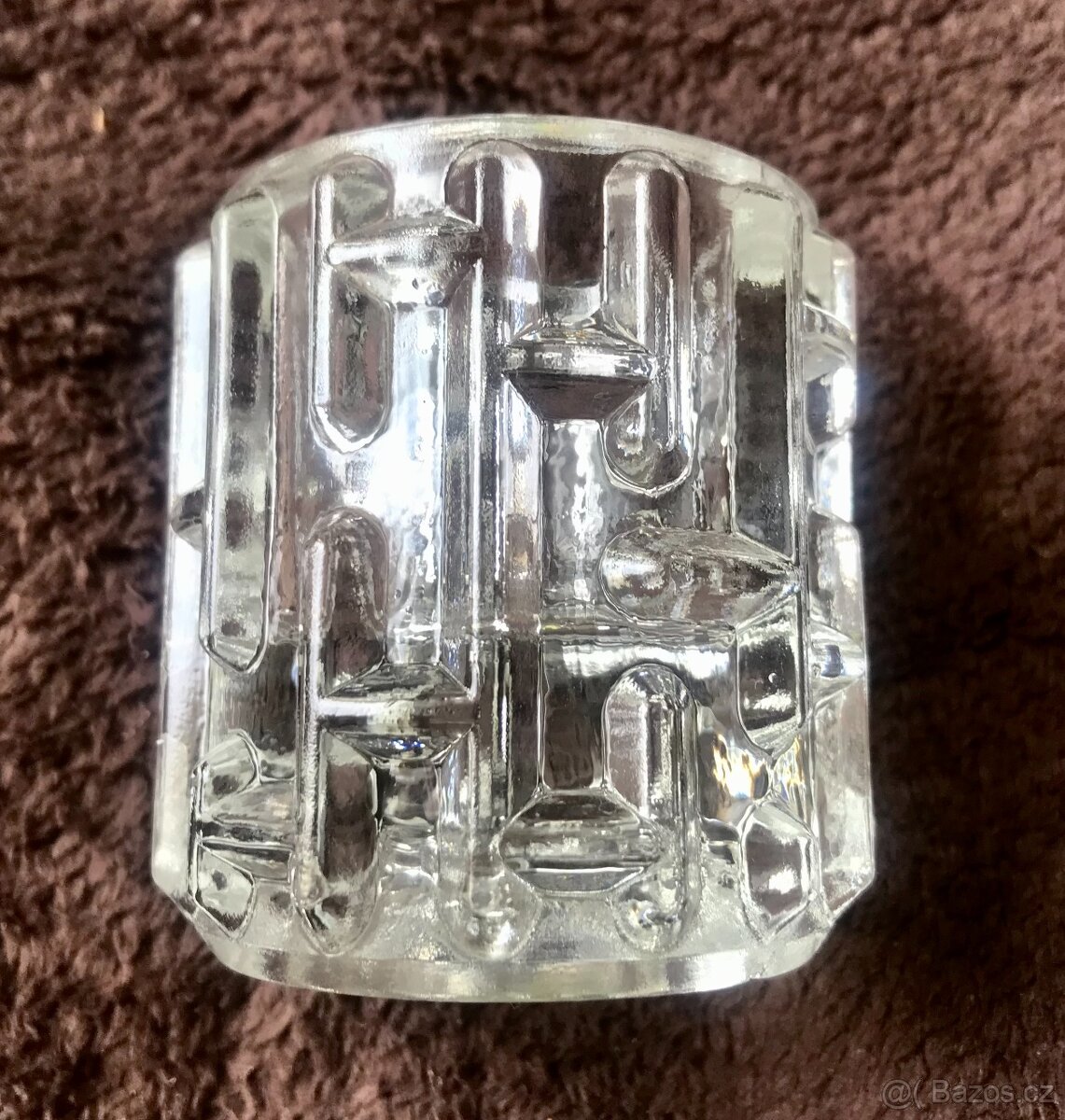 starý svícen Bludiště František Vízner 7cm x 6cm