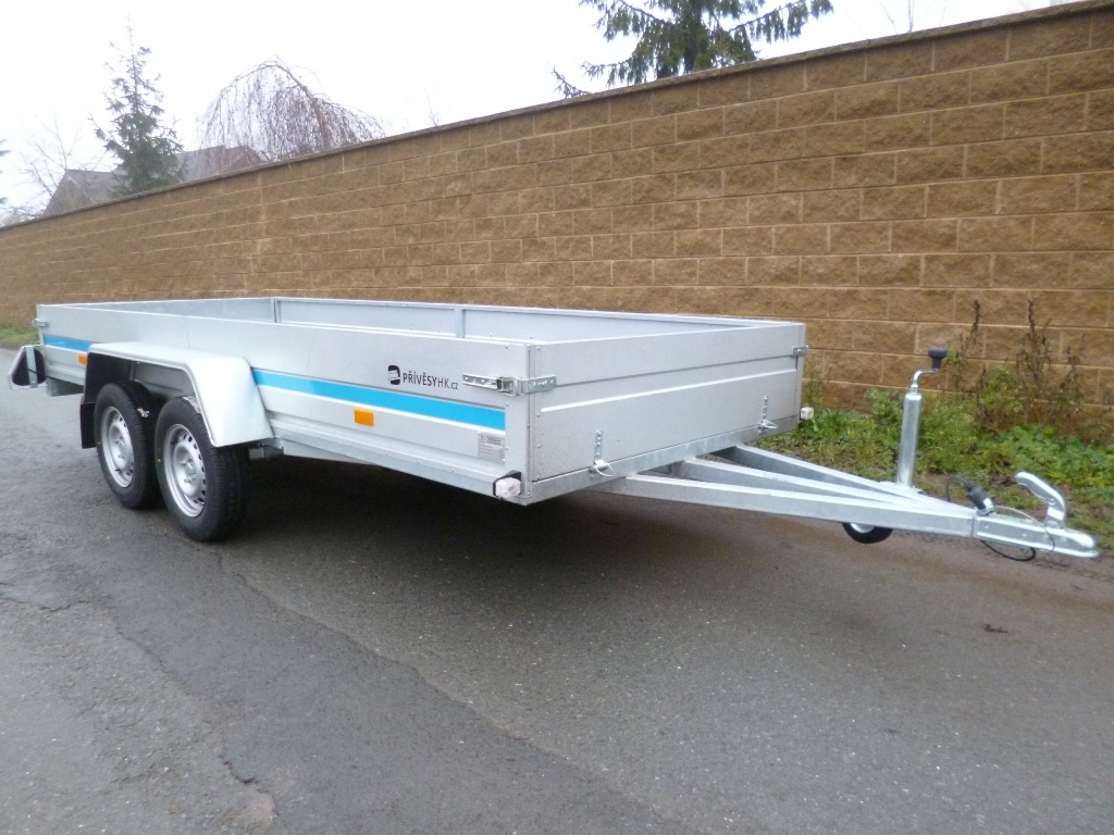 PROFI přívěs, 400x150x35 cm, DVOUNÁPRAVOVÝ