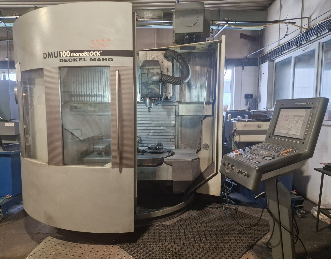 5-ti osé CNC frézovací centrum DECKEL MAHO DMU 100 monoBLOCK