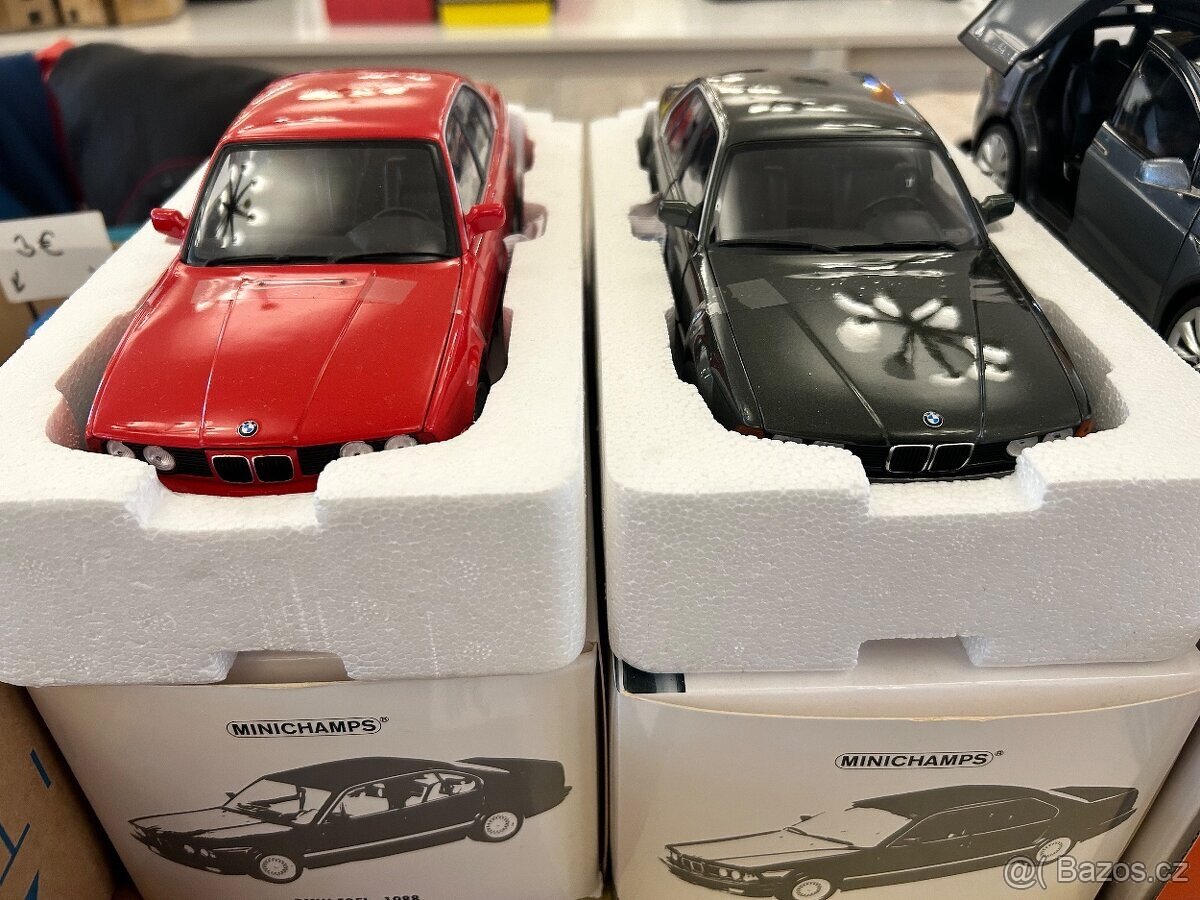 Bmw e34 a e32 minichamps 1:18