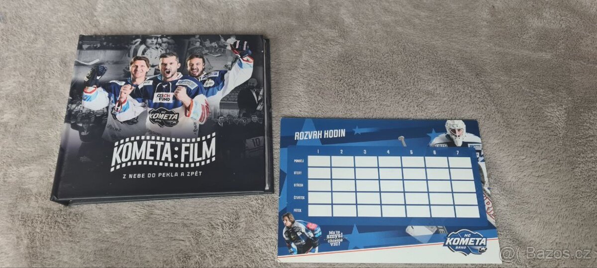 Set DVD KOMETA film z nebe do pekla a zpět + rozvrh