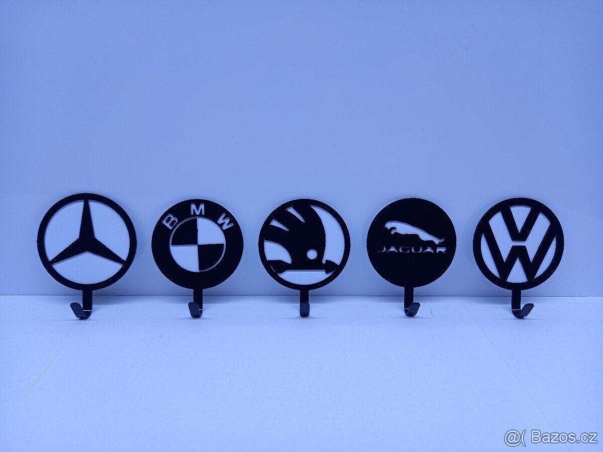 Mini věšáčky na klíče s logem 5cm