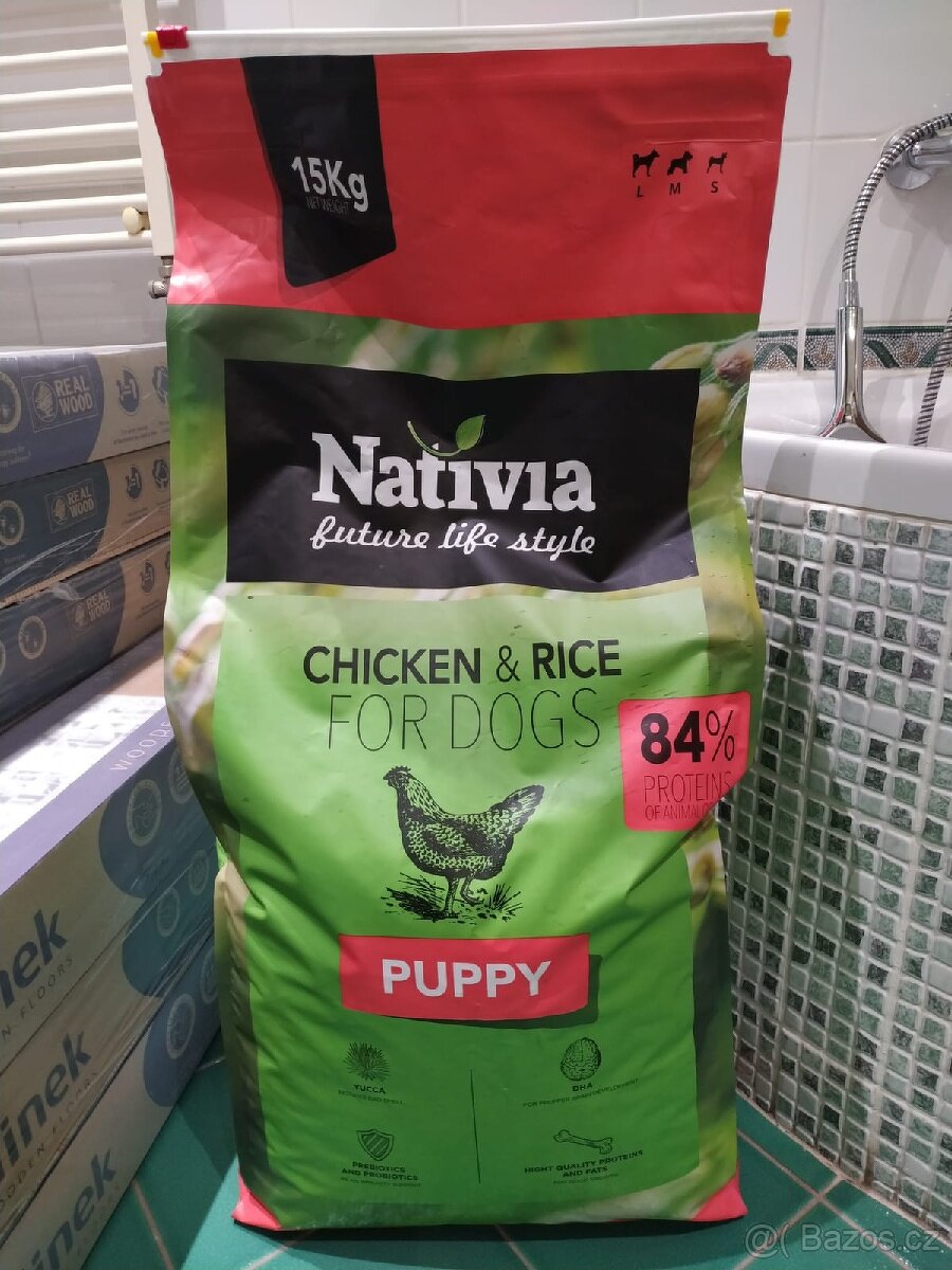 Granule Nativia Chicken & rice 12 kg