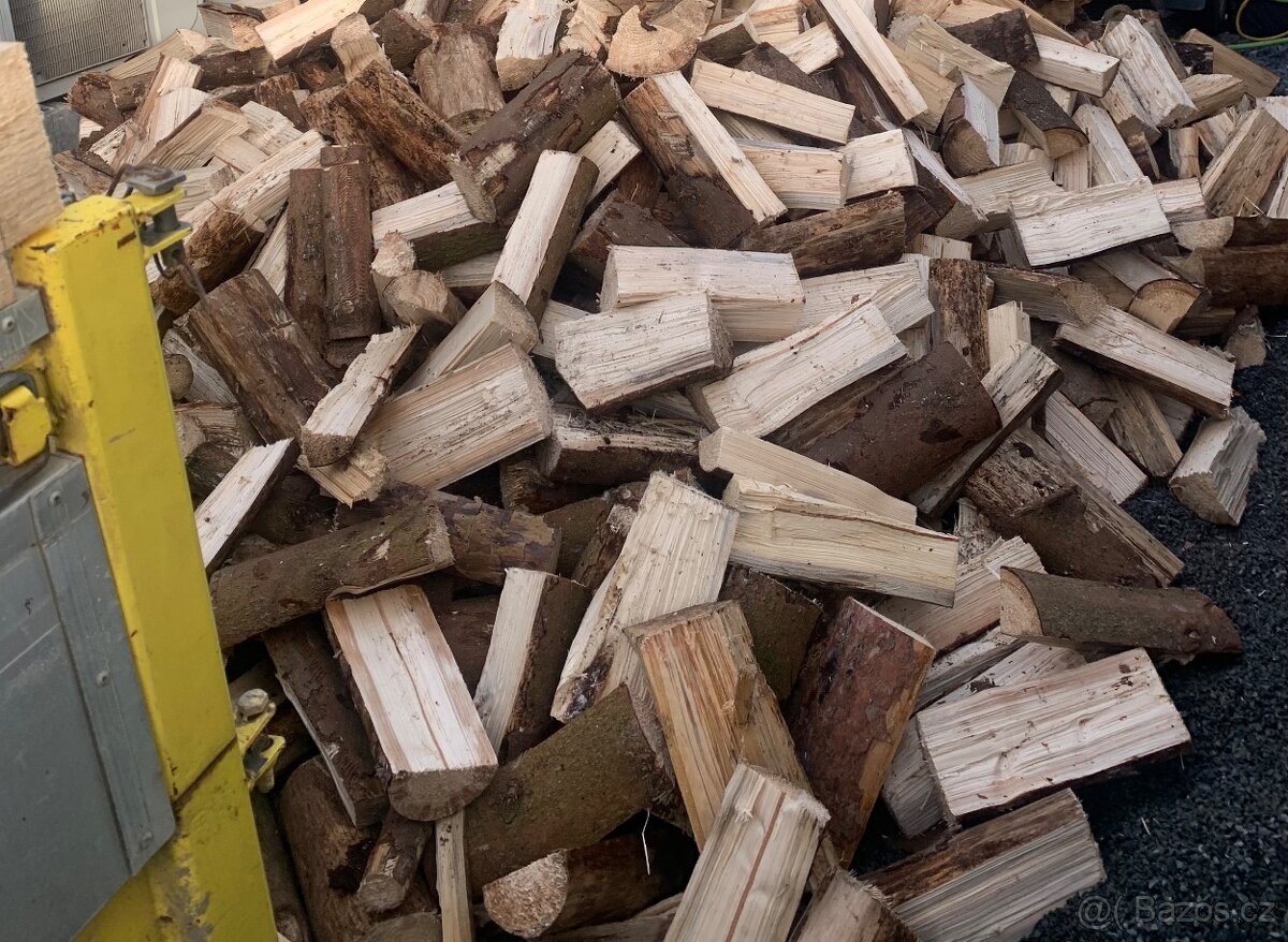 Štípané palivové dřevo Bříza délka cca 35cm