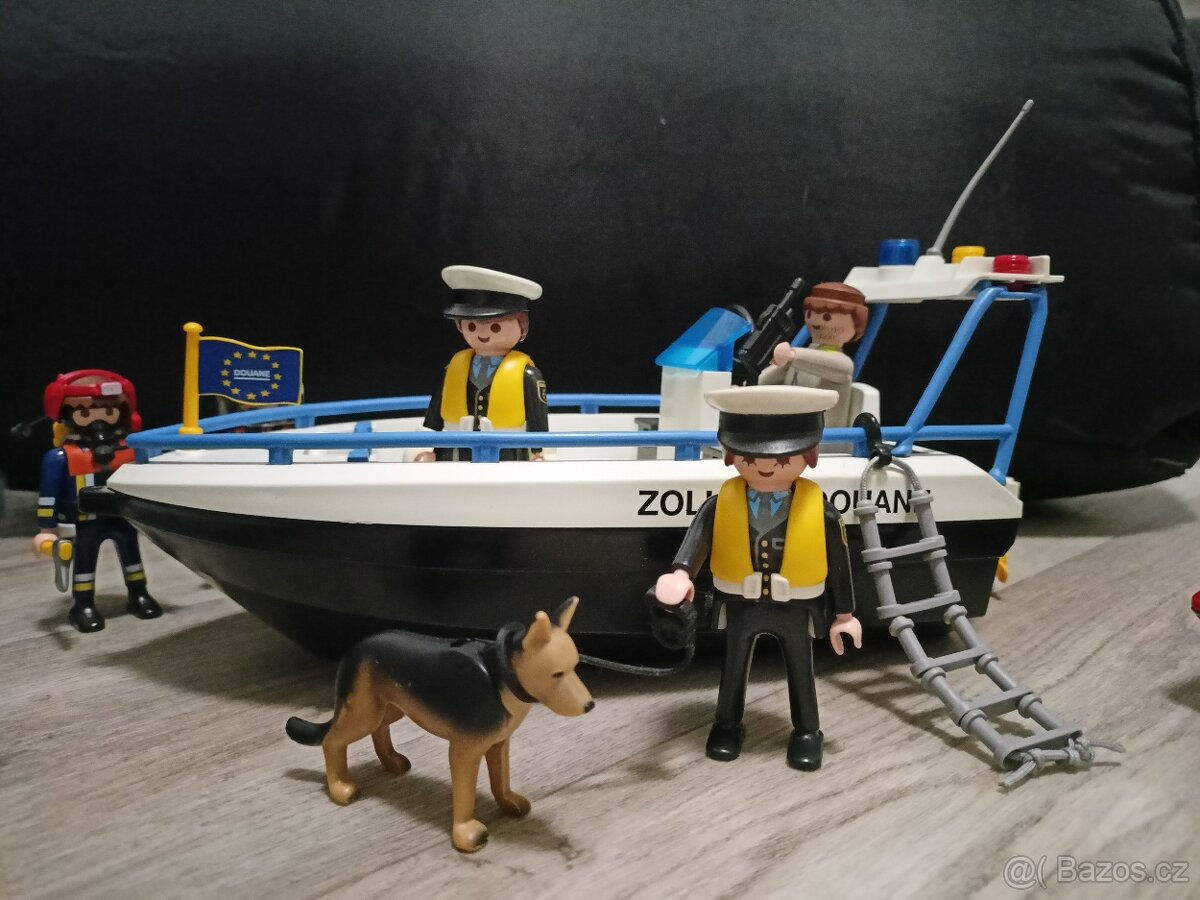 Playmobil policejní loď