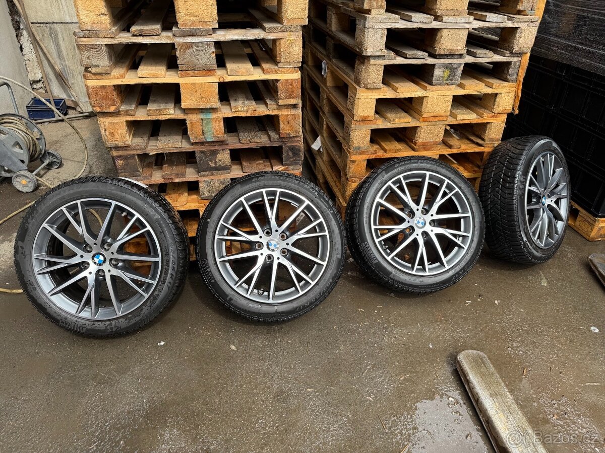 Orig. BMW 17" alu kola - 7Jx17 - ET 47 - 5x112 zimní
