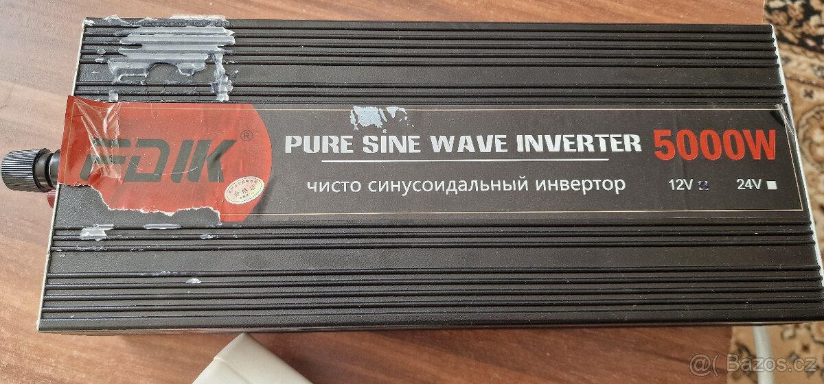 Měnič 12V na 230V 5000W