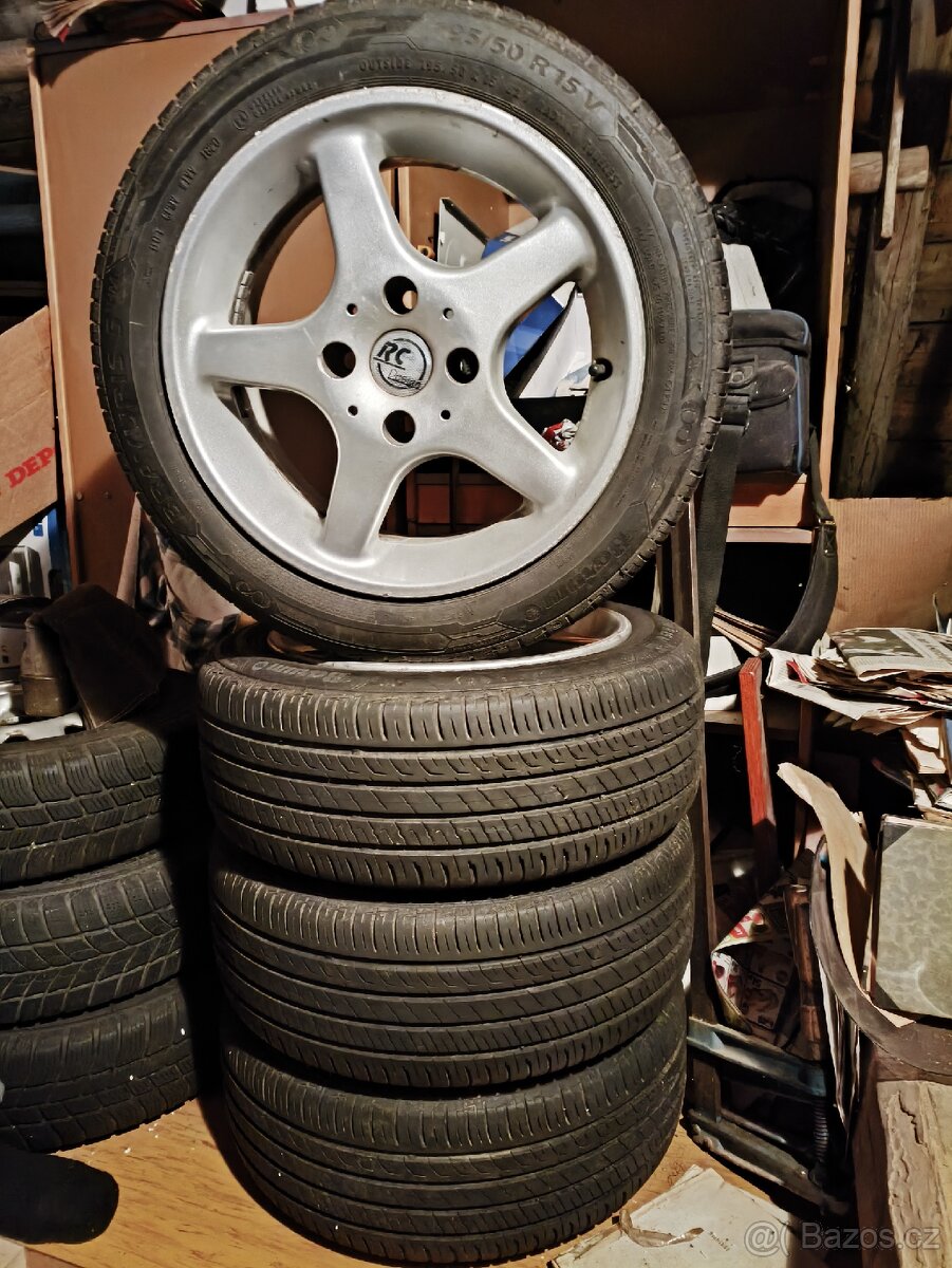 Sada pneu Barum Bravuris 5 195 50 R15 s ALU disky
