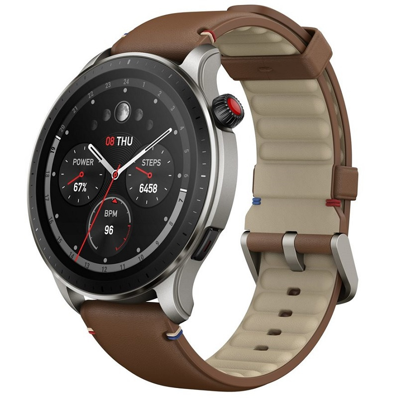 Nové hodinky Amazfit GTR 4 Vintage Brown Leather