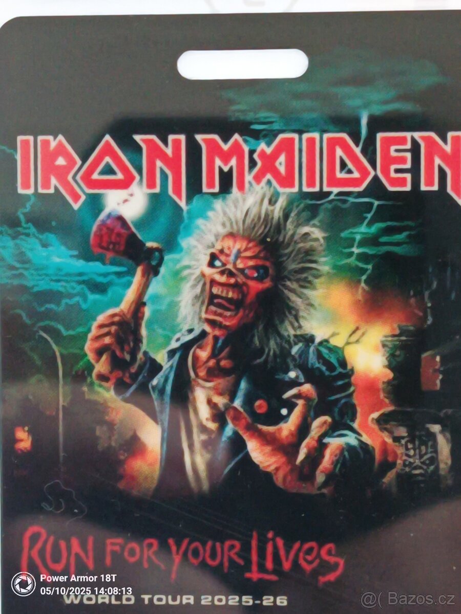 Vstupenky IRON MAIDEN
